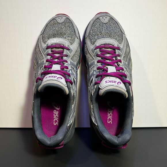 Womens ASICS Gel Venture 6 Gray Running Shoes / Size 9 - Picture 6 of 11